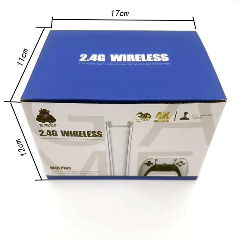 NEW Ultra HD Retro Game Console with 20,000+ Classic Games, Dual Wireless Controllers & Portable Emulator, Childhood Classic Game Stick