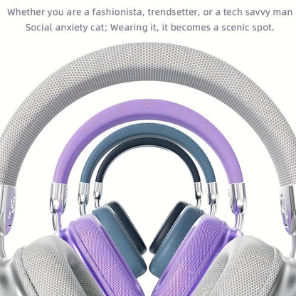 YANUQIA Foldable Wireless Headphones - Essential for Sports - Dreamy Quicksand - Ultra-Low Latency - High-Quality Sound - Rich Bass Headset Bluetooth